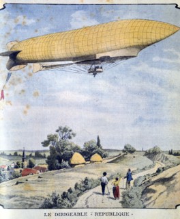 French military airship La Republique