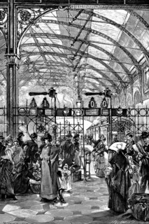 Ticket barrier at Philadelphia passenger station