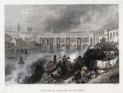 High Level Bridge over the Tyne at Newcastle