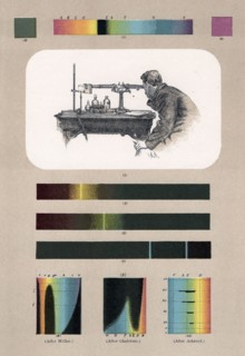 Spectroscopist observing