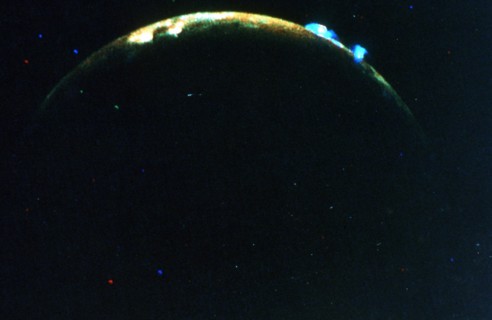 Volcanic eruption on Jupiter's moon
