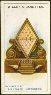 Cook & Wheatstone's 5-needle telegraph, patented 1837, first installed 1837
