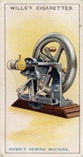 First lockstitch sewing machine, patented by Elias Howe