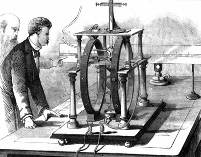 Edison's improved form of  JW Trowbridge's electric dynamometer