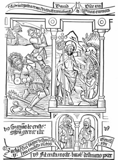 Page of a "Biblia Pauperum"