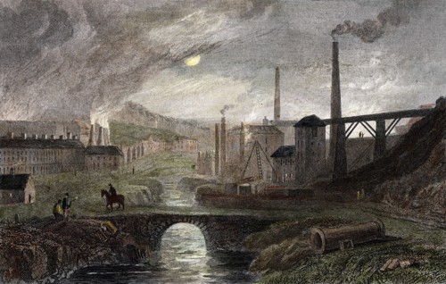 Nant-y-Glow Iron Works, Monmouthshire, Wales: proprietor Richard Crawshay