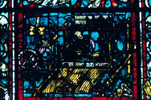 Stain glass window from the cathedral of Chartres