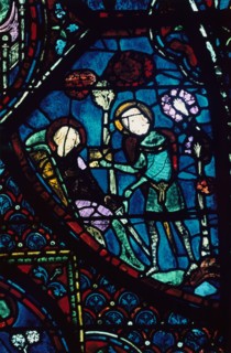 Stain glass window from the cathedral of Chartres