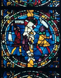 Stain glass window from the cathedral of Chartres