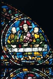 Stain glass window from the cathedral of Chartres