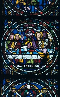Stain glass window from the cathedral of Chartres