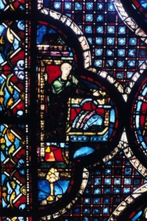 Stain glass window from the cathedral of Chartres