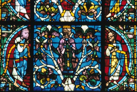 Stain glass window from the cathedral of Chartres