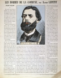 Caricature depicting Jules Valles