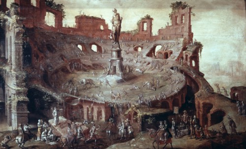 Meister Van Heemsberck A scene from antiquity 1552