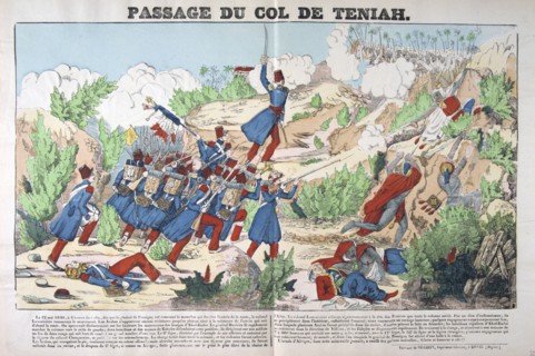 Colour illustration of Conquest of Algiers