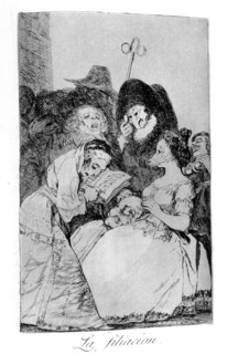 Goya, Los Caprichos: 'La Filiacion'