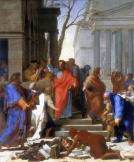 Saint Paul preaching at Ephesus'