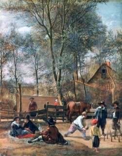 Jan Steen 'Skittle Players Outside an Inn'