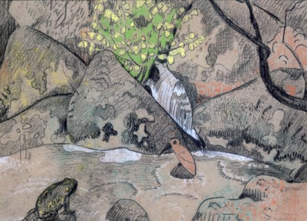 Paul Serusier 1863-1927 'Landscape with a Bird and a Toad'
