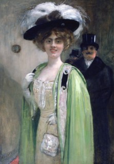 Gervex, A Couple Arriving at an Event