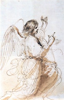 Guercino, The Angel of the Annunciation