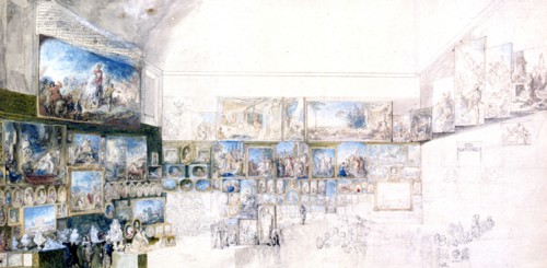 Saint-Aubin, Vue du Salon de 1765