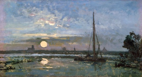 Jongkind, 'View of a Port in Holland', 1862