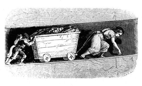 Woman and children coal 'putters'