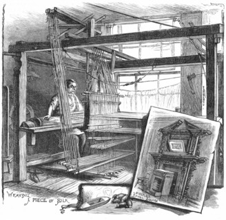 A Spitalfields silk weaver
