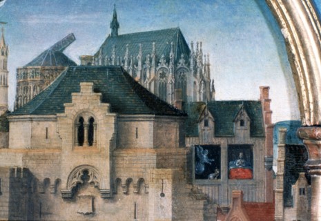 Memling, St Ursula Shrine, Departure from Cologne', Detail, 1489