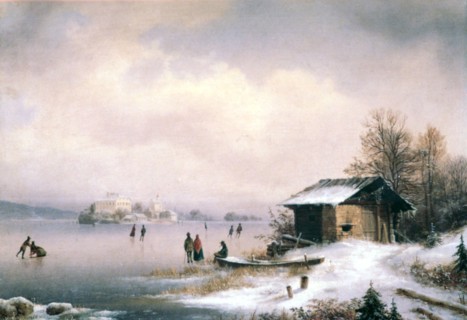 Winter Landscape, Ljubljana', 1824-1871