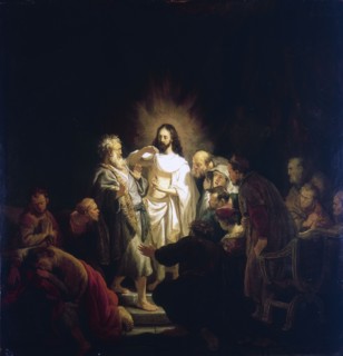REMBRANDT, The Incredulity of Thomas