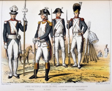Parisienne National Guard soldiers