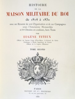 Title Page of the French Royal Royal regiment 1814-1830