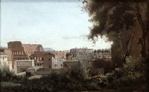 Corot, 'The Colisseum: View from the Farnese Gardens'