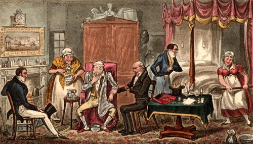 Robert and George Cruikshank, Jerry Suffering the Effects of Overindulgence