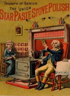 Trade Card Advertising Stove Polish