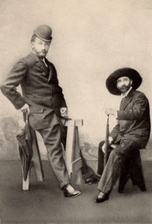 Max Kalbeck et le Dr Otto Bauer