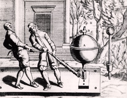 Pompe à vide d'Otto von Guericke