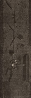 Accident dans le conduit d'une mine, 1869
