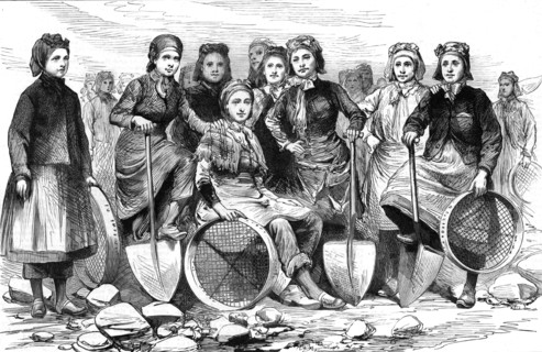 A Lancashire colliery pit-brow women