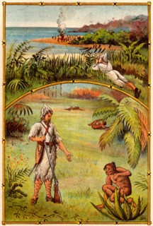 The Life and Strange Surprising Adventures of Robinson Crusoe by Daniel Defoe