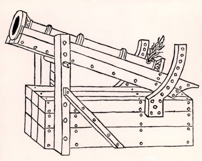 Cannon formed of iron staves