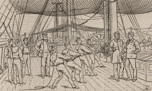 Naval cadets on the Royal Navy