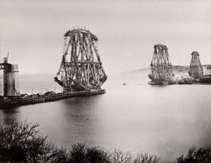 Forth Railway Bridge from the South-East, c1890, Scotland