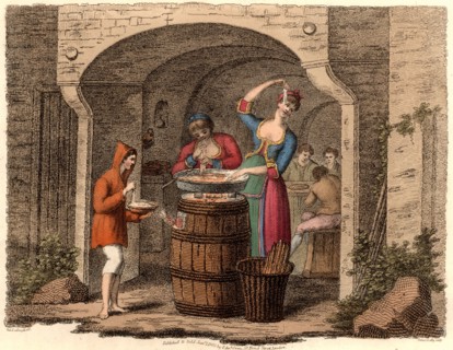 Neopolitans Eating Macaroni'