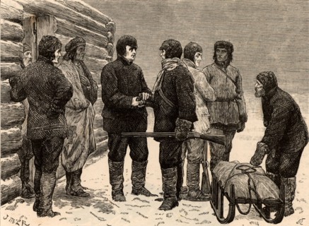 British overland Arctic expedition led by Sir John Franklin