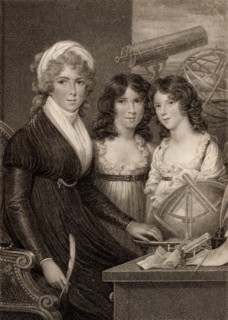 Mrs Bryan and Children' Stipple engraving