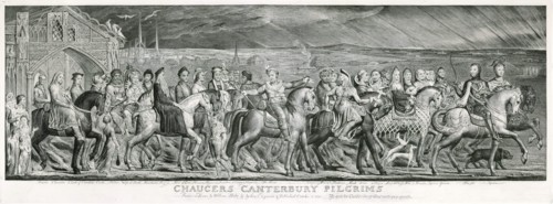 Chaucer's Canterbury Pilgrims'on their journey